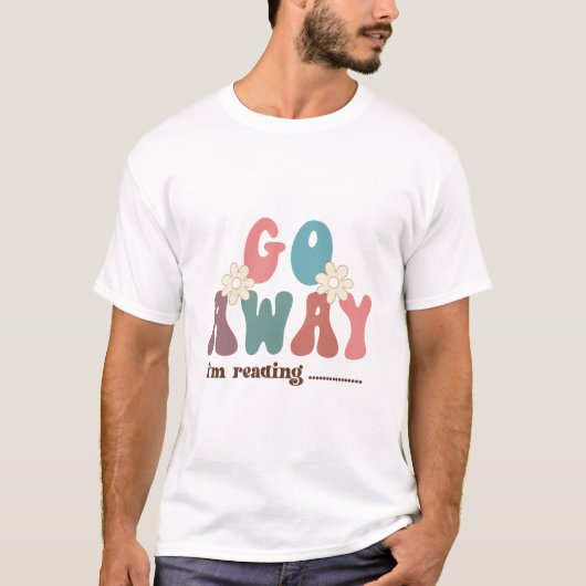 Lezen is mijn therapie t-shirt (Voorkant)