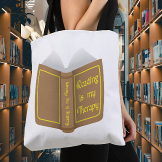 Lezen is mijn Therapie Tote Bag