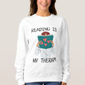 Lezen is mijn therapie trui (Voorkant)