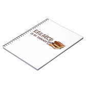 Lezen is mijn Therapy Book Lover Notitieboek (Linkerzijde)