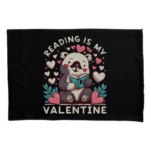 Lezen is mijn Valentijn Kussensloop (Voorkant)