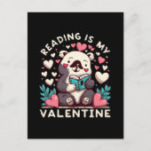 Lezen is mijn Valentijn Uitnodiging Briefkaart (Voorkant)