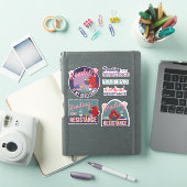 "Lezen is mijn verzet" stickercollectie Sticker (iPad Cover)