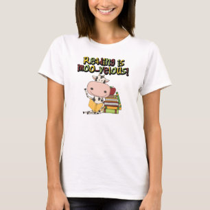 Lezen is moo-velous t-shirt