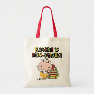 Lezen is moo-velous tote bag