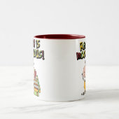 Lezen is moo-velous tweekleurige koffiemok (Center)