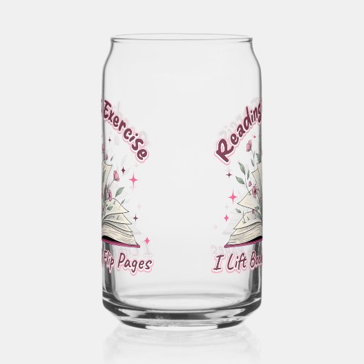 Lezen is oefenen... blikvorm glas (Rechts)