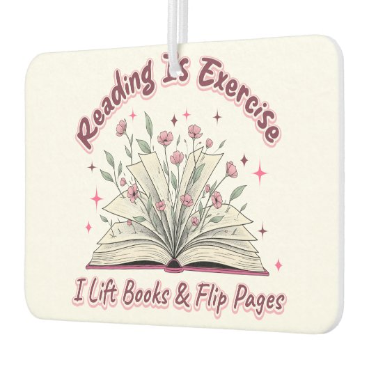 Lezen is oefenen... luchtverfrisser (Links)