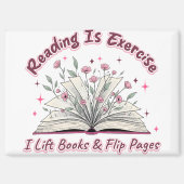 Lezen is oefenen... magneet (Voorkant)