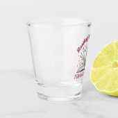 Lezen is oefenen... shot glas (Links)