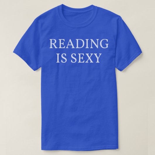 Lezen is sexy I T-shirt (Design voorkant)