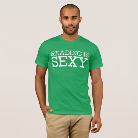 Lezen is Sexy T-Shirt (Voorkant volledig)