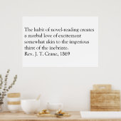 Lezen is slecht. poster (Keuken)