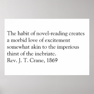 Lezen is slecht. poster