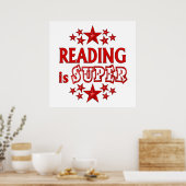 Lezen is Super Poster (Keuken)