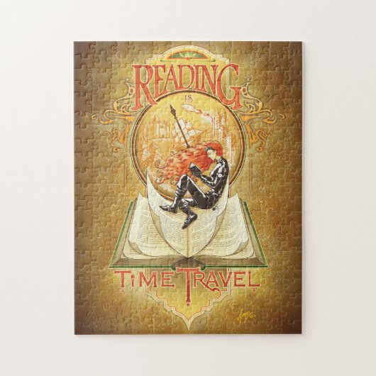 Lezen is tijdreizen legpuzzel (Verticaal)