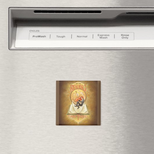 Lezen is tijdreizen magneet (Insitu (Vaatwasser))