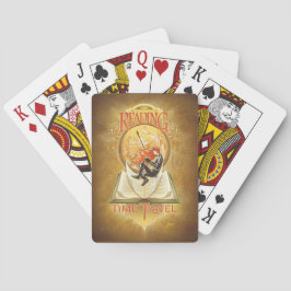 Lezen is tijdreizen pokerkaarten