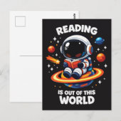 Lezen is uit deze wereld briefkaart (Voorkant / Achterkant)
