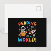 Lezen is uit deze wereld briefkaart (Voorkant / Achterkant)