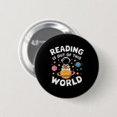 Lezen is uit deze wereld ronde button 5,7 cm (Voorkant /achterkant)
