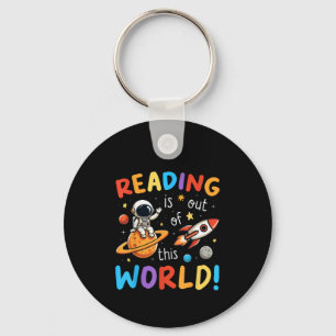 Lezen is uit deze wereld sleutelhanger