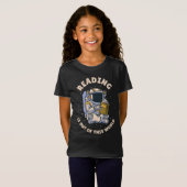 Lezen is uit deze wereld t-shirt (Voorkant volledig)