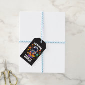 Lezen is uit een andere wereld cadeaulabel (Met Touw)