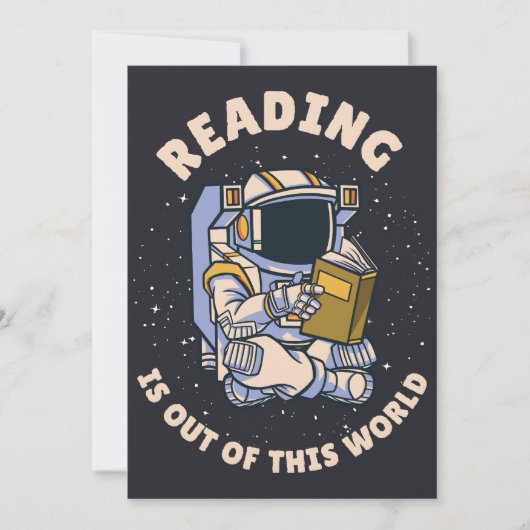 Lezen Is Uit Een Andere Wereld Kaart (Voorkant)