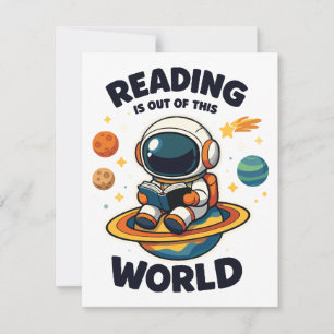 Lezen is uit een andere wereld kaart