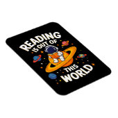 Lezen is uit een andere wereld magneet (Rechterzijde)