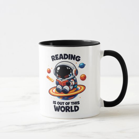 Lezen is uit een andere wereld mok (Rechts)