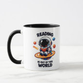 Lezen is uit een andere wereld mok (Links)