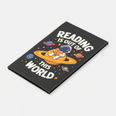 Lezen is uit een andere wereld post-it® notes (Schuin)