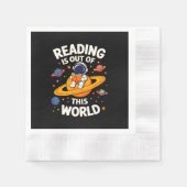 Lezen is uit een andere wereld servet (Voorkant)