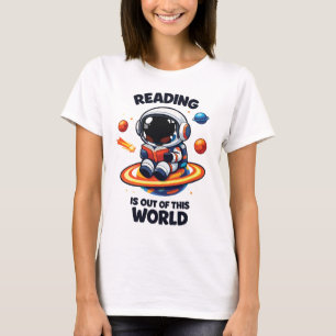 Lezen is uit een andere wereld t-shirt