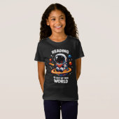 Lezen is uit een andere wereld t-shirt (Voorkant volledig)