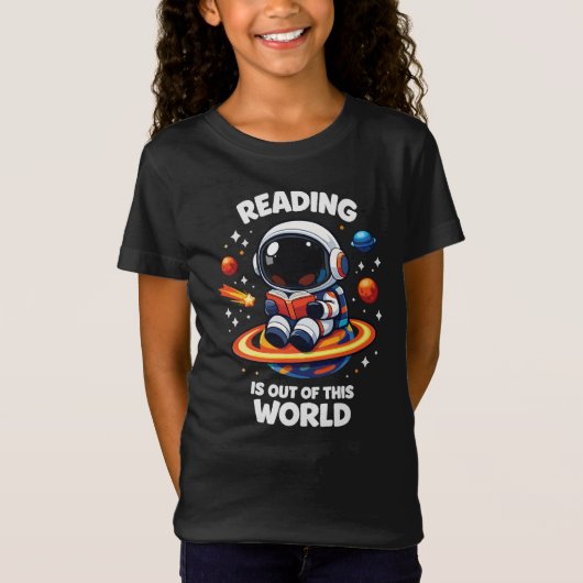 Lezen is uit een andere wereld t-shirt (Voorkant)
