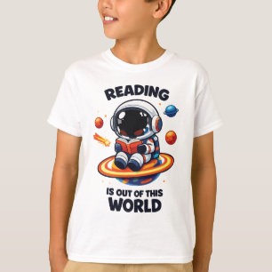 Lezen is uit een andere wereld t-shirt