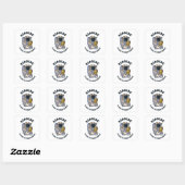 Lezen Is Uit Een Andere Wereld Vierkante Sticker (Vel)