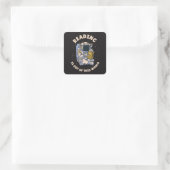 Lezen Is Uit Een Andere Wereld Vierkante Sticker (Tas)