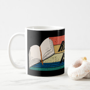 Lezen is verlicht - Boeken lezen Retro Koffiemok