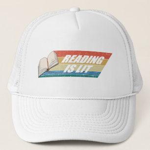 Lezen is verlicht - Boeken lezen Retro Trucker Pet