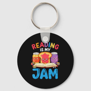 Lezen is vet leuk om boeken te lezen meisjes jonge sleutelhanger