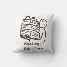 Lezen is zelfzorg boek liefhebber Sierkussen