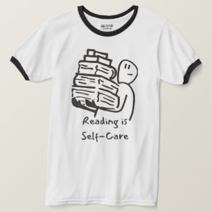 Lezen is zelfzorg boek minnaar Ringer T-shirt