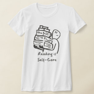 Lezen is zelfzorg Slim Fit T-shirt voor dames