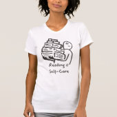 Lezen is zelfzorg Slim Fit T-shirt voor dames (Voorkant)