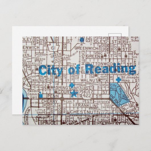 Lezen,  kaart PA (Voorkant / Achterkant)