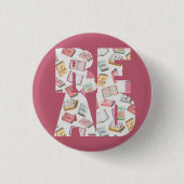 LEZEN (knop 1) Ronde Button 3,2 Cm (Voorkant)